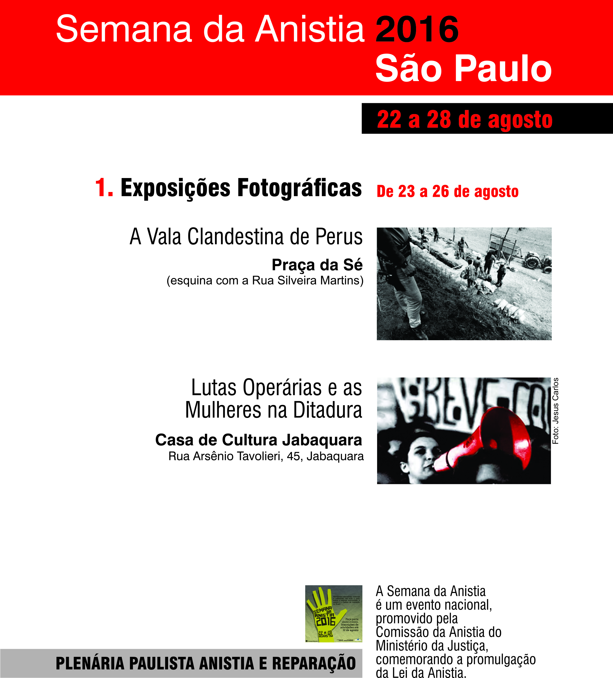 Programação - Semana da Anistia - São Paulo.cdr