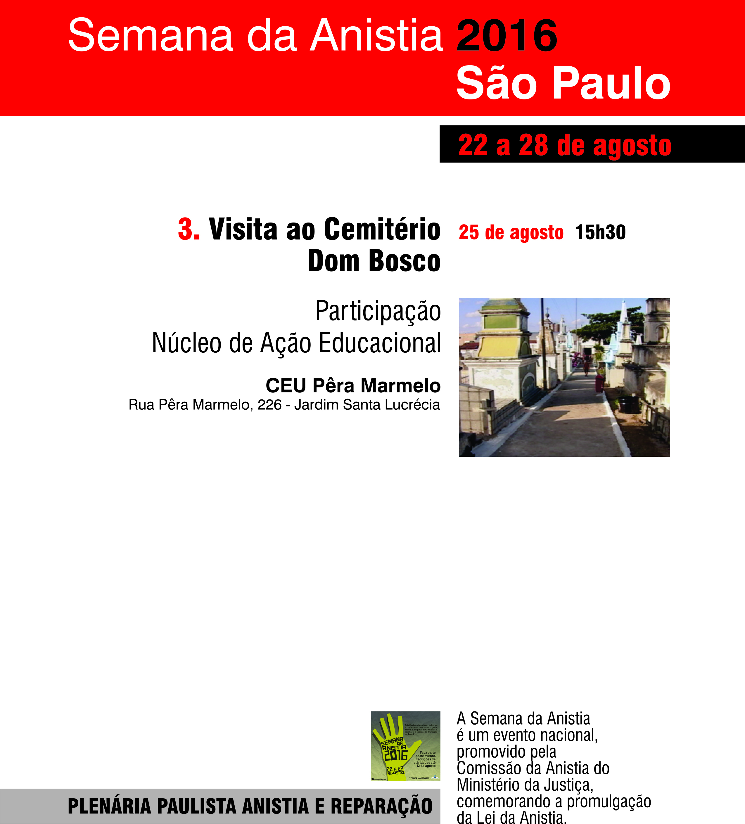 Programação - Semana da Anistia - São Paulo.cdr